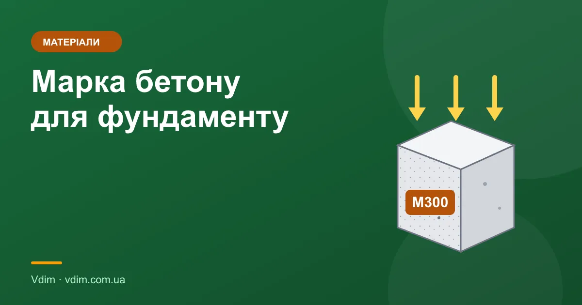 Яку марку бетону обрати: М200, М250 чи М300