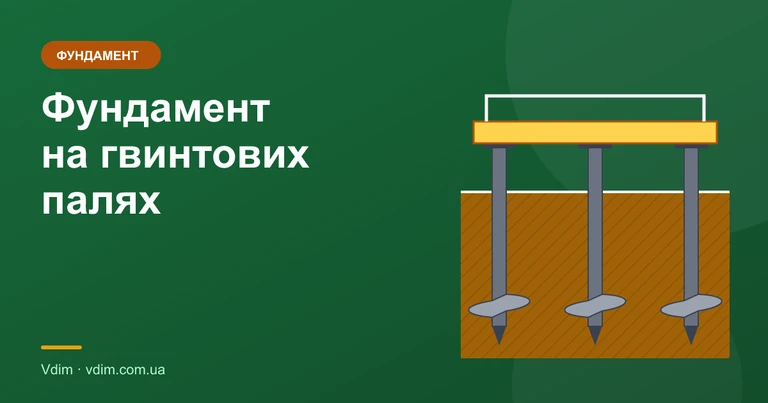 Фундамент на гвинтових палях: плюси, мінуси, монтаж