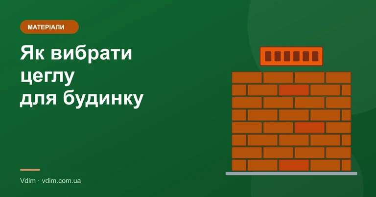 Як вибрати цеглу для будинку: види, марки, розміри