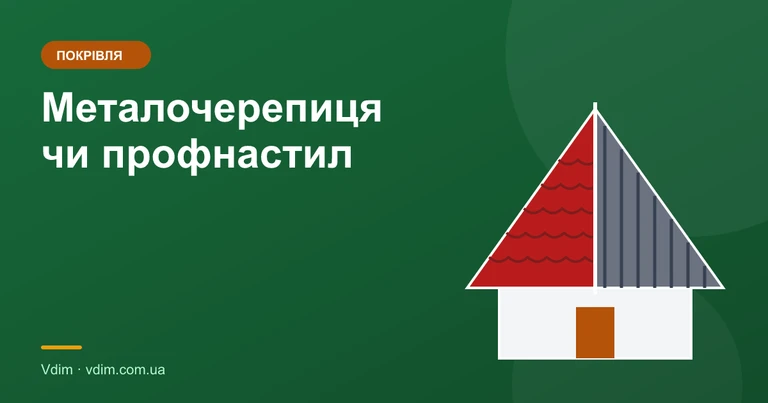 Металочерепиця чи профнастил: що краще для даху